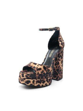 DREAM PAIRS Women's Platform Heeled Sandals Chunky Block Ankle Strap Square Toe
